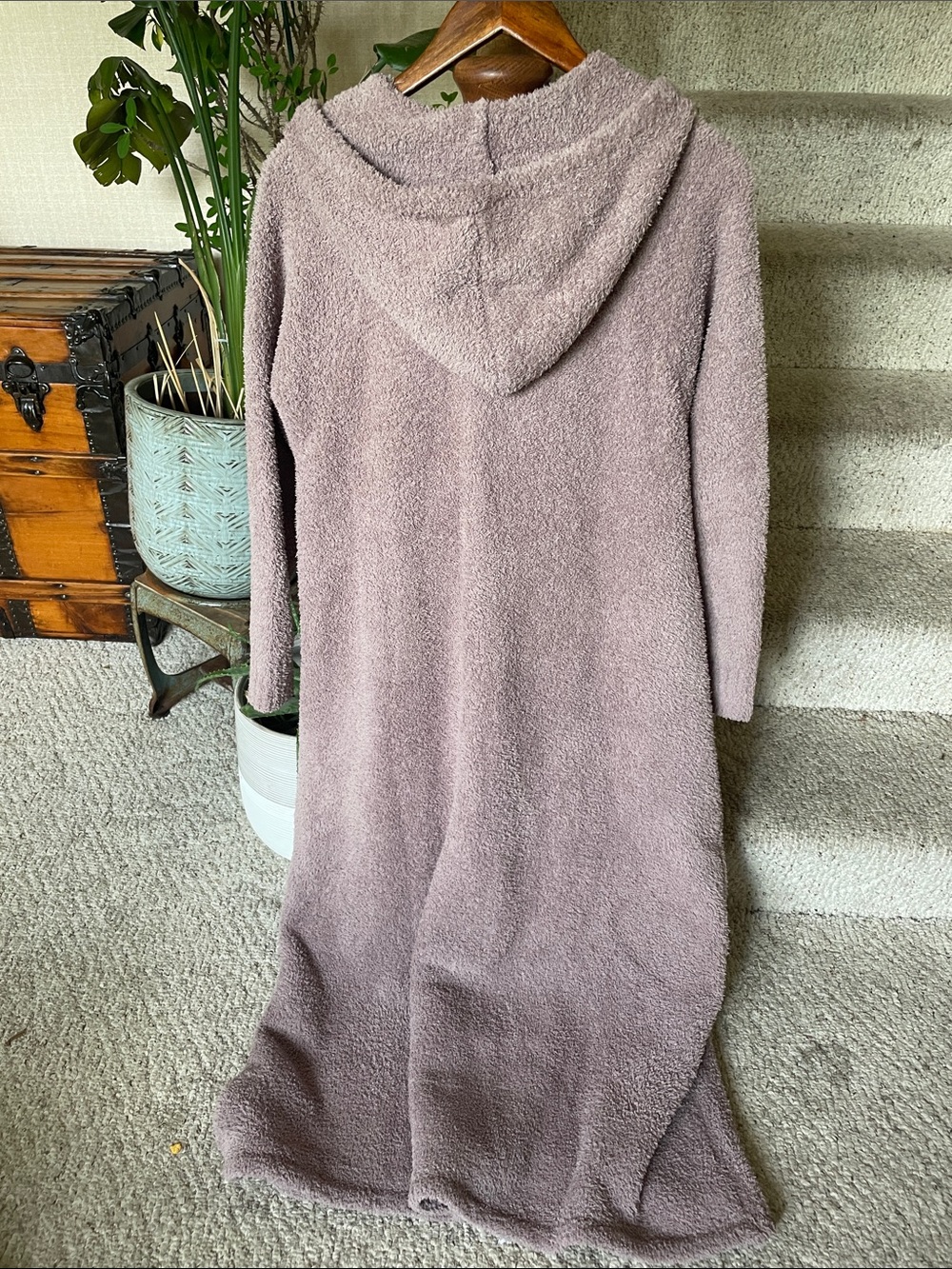 Barefoot Dreams Cozy Plush Hooded Lounge Robe NWT - Picture 4 of 7
